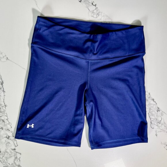 EUC - Under Armour - Tech Bike Shorts - Electric Blue - Size XL - Picture 1 of 12